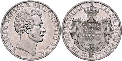 Braunschweig, Wilhelm 1831-1884 - Coins