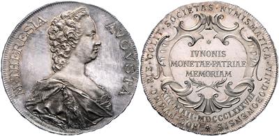 Einweihung des MariaTheresien- Denkmales in Wien am 13.05.1888 - Coins
