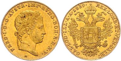 Ferdinand I. GOLD - Münzen
