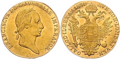 Franz I. GOLD - Mince