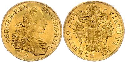Josef II., als Mitregent GOLD - Münzen