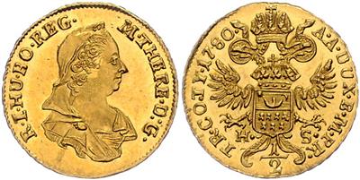 Maria Theresia GOLD - Mince