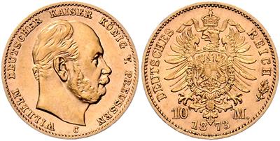 Preussen, Wilhelm I. 1861-1888, GOLD - Coins