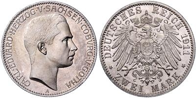 Sachsen- Coburg- Gotha, Carl Eduard 1900-1918 - Münzen
