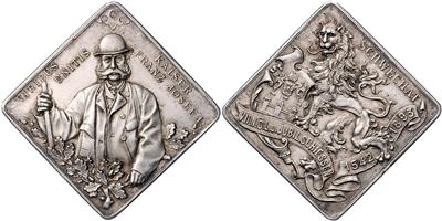 Schwechat, VII. NÖ Landesund 350. Jahresjubiläumsschießen, 1893 - Münzen