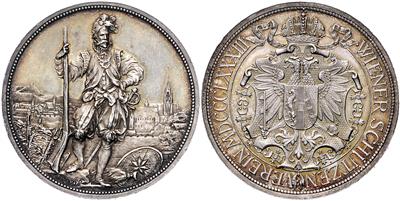 Wien, TürkenbefreiungJubiläumsschießen des Wiener Schützenvereins 1883 - Münzen