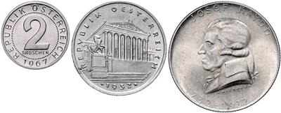 1. Republik bis 2. Republik - Münzen