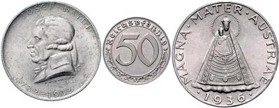 1. Republik, Ständestaat, Deutsches Reich, 2. Republik - Coins