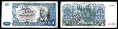 1000 Schilling 1954 - Monete