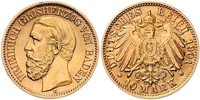 Baden, GOLD - Münzen
