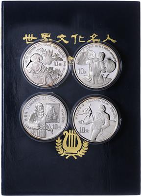 China, Volksrepublik- Große Persönlichkeiten der Weltkultur 3. Ausgabe 1992 - Coins