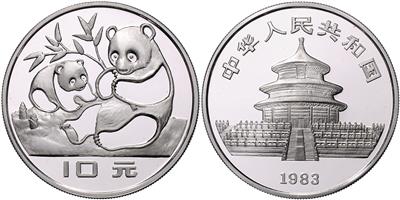 China, VolksrepublikPandaausgabe 1983 - Monete