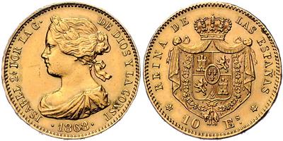 Isabella II. 1833-1868 GOLD - Monete