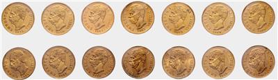 Italien, Umberto I. 1878-1900 GOLD - Mince