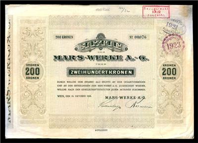 Mars-Werke A.-G. - Coins