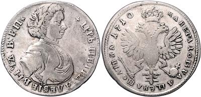 Peter I. Aleksejevic 1696-1725 - Coins