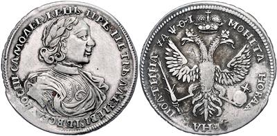 Peter I. Alexsejevic 1696-1725 - Coins