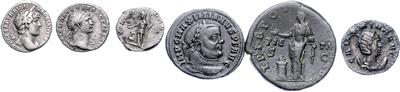 Rom Kaiserzeit, Lot mit großem Fundmünzenanteil aus Carnuntum, 1.- 4. Jh. n. C. - Monete