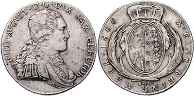 Sachsen, Friedrich August III. 1763-1806 - Mince
