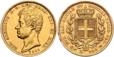 Sardinien, Karl Albert 1831-1849 GOLD - Mince