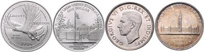 U. S. A., Canada u. a. - Münzen