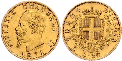 Vittorio Emmenuele II. 1861-1878 GOLD - Coins