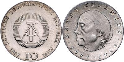 10 Mark 1967 A Käthe Kollwitz - Münzen, Medaillen und Papiergeld