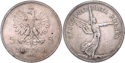 5 Zlotych 1928 - Mince, medaile a papírové peníze