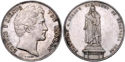Bayern. Ludwig I. 1825-1848 - Mince, medaile a papírové peníze