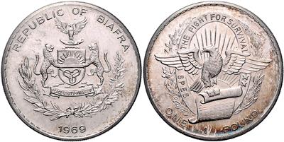 Biafra - Mince, medaile a papírové peníze