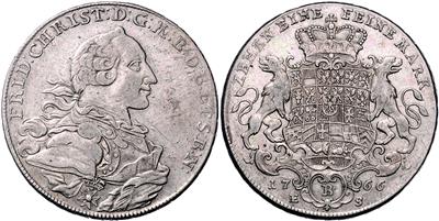 Brandeburg-Bayreuth, Friedrich Christian 1763-1769 - Mince, medaile a papírové peníze