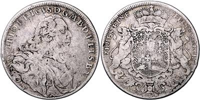 Brandenburg-Bayreuth, Friedrich 1735-1763 - Münzen, Medaillen und Papiergeld