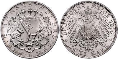 Bremen - Mince, medaile a papírové peníze