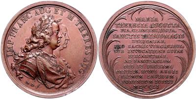 Brünn, Grundsteinlegung zum Elisabethiner Frauenklosters, 1751 - Coins, medals and paper money