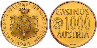 Casinos Austria GOLD - Coins, medals and paper money