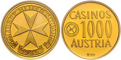 Casinos Austria GOLD - Monete, medaglie e cartamoneta