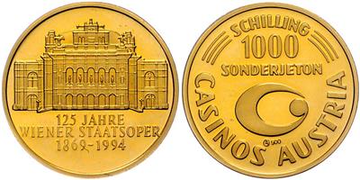 Casinos Austria GOLD - Münzen, Medaillen und Papiergeld