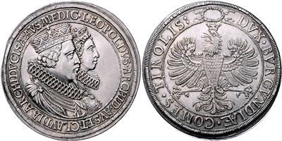 Eh. Leopold und Claudia von Medici - Mince, medaile a papírové peníze