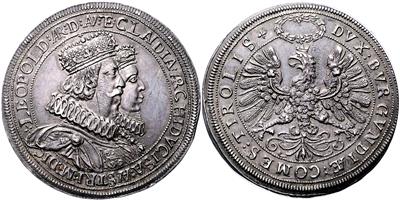 Erzh. Leopold und Claudia von Medici - Mince, medaile a papírové peníze