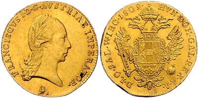 Franz I. GOLD - Münzen, Medaillen und Papiergeld