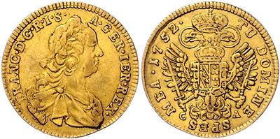 Franz I. Stefan GOLD - Mince, medaile a papírové peníze