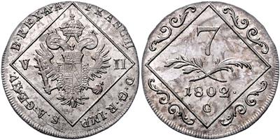 Franz II. - Mince, medaile a papírové peníze