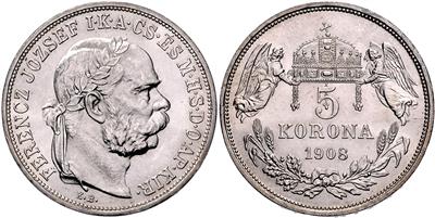 Franz Josef I. - Coins, medals and paper money