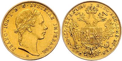 Franz Josef I. GOLD - Münzen, Medaillen und Papiergeld