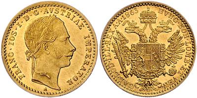 Franz Josef I. GOLD - Münzen, Medaillen und Papiergeld