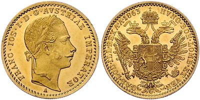 Franz Josef I. GOLD - Münzen, Medaillen und Papiergeld