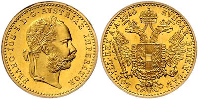 Franz Josef I. GOLD - Mince, medaile a papírové peníze