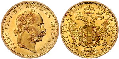 Franz Josef I. GOLD - Mince, medaile a papírové peníze