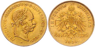 Franz Josef I. GOLD - Münzen, Medaillen und Papiergeld