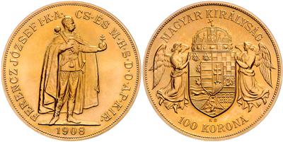 Franz Josef I., GOLD - Coins, medals and paper money